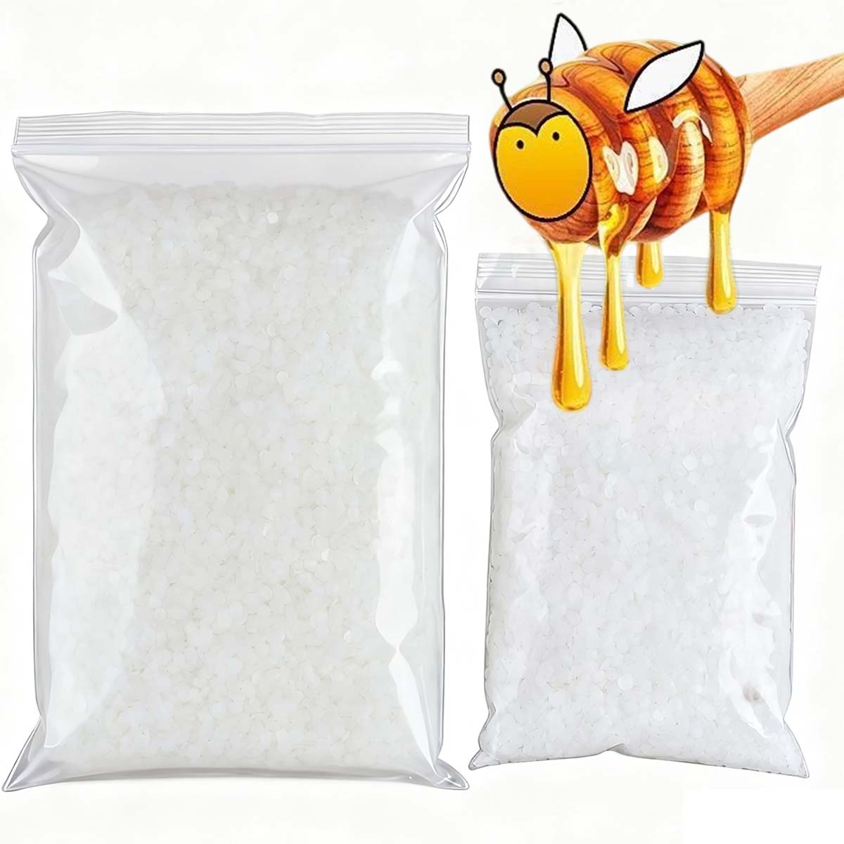 Candle Making Essentials - 200g-1000g White Beeswax Pure Natural Granular