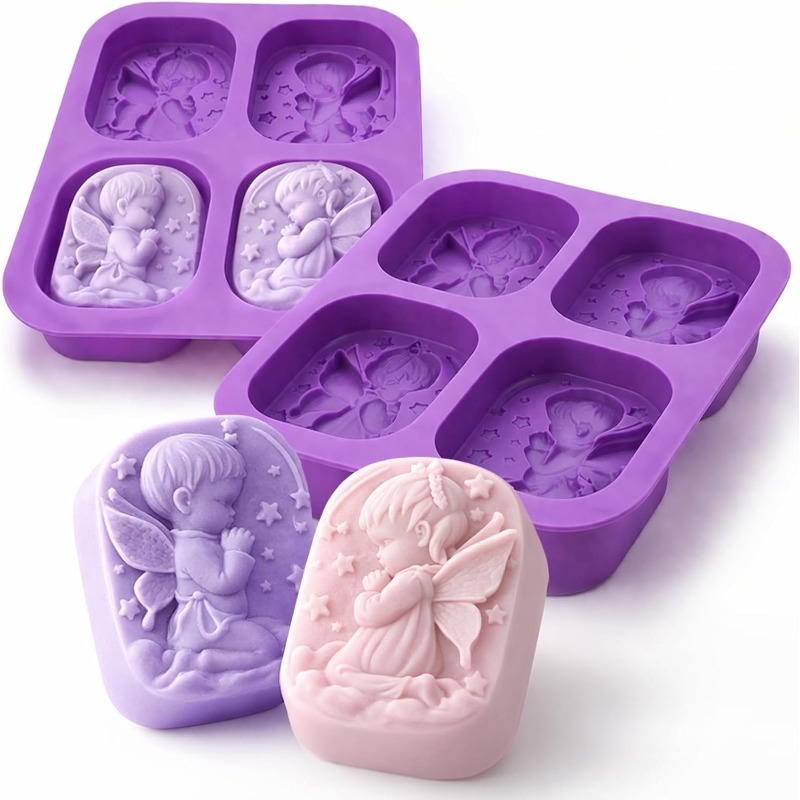 Candle Making Products - Angel Silicone Mold For Soap Making