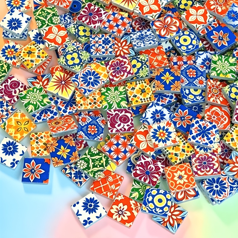 Candle Making Products - 100/200g of Colorful Mosaic Materials, 2.3*2.3cm