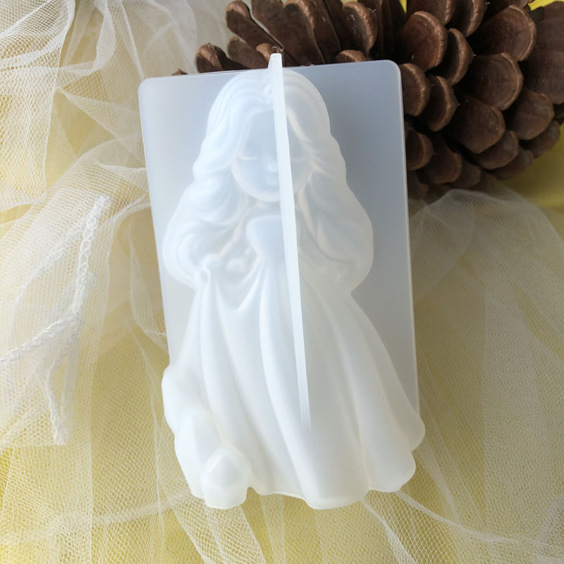 3D Cute Princess Silicone Cand - Candle Making Products ulasan dan harga