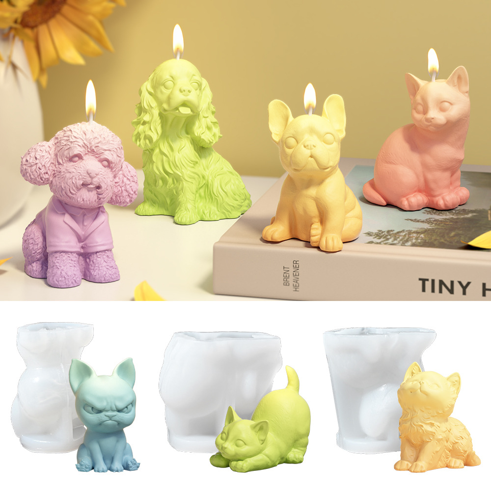 Sitting Labrador Puppy Silicon - Candle Making Essentials ulasan dan harga
