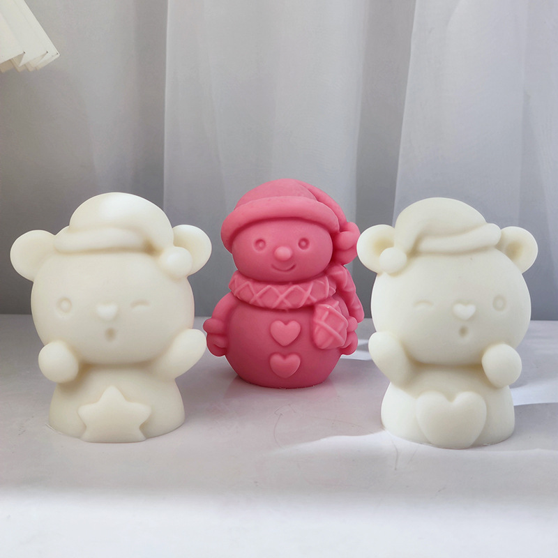 Christmas Snowman Silicone Mol - Candle Making Essentials ulasan dan harga