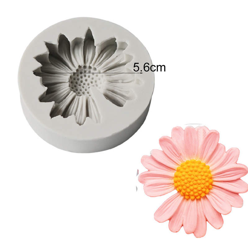 3D Daisy Flower Mold Sun Silic - Candle Making Products ulasan dan harga