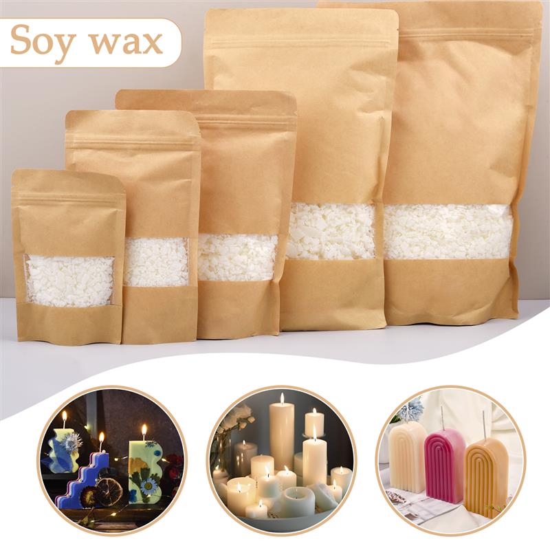 50-1000g Natural Pure Soy Wax  - Candle Making Essentials ulasan dan harga
