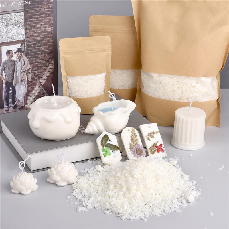 50-1000g Natural Pure Soy Wax  - Candle Making Essentials ulasan dan harga