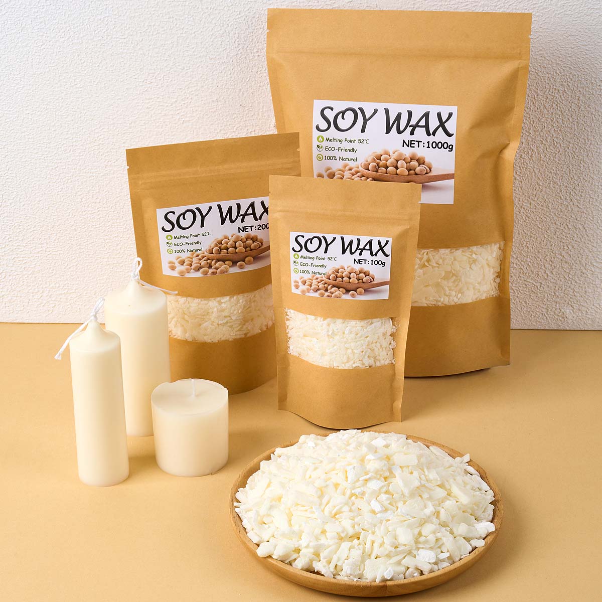 1 Pounds Pure White Soy Wax Fo - Candle Making Essentials ulasan dan harga