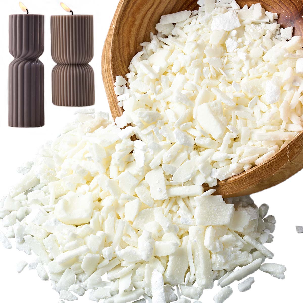 1 Pounds Pure White Soy Wax Fo - Candle Making Essentials ulasan dan harga