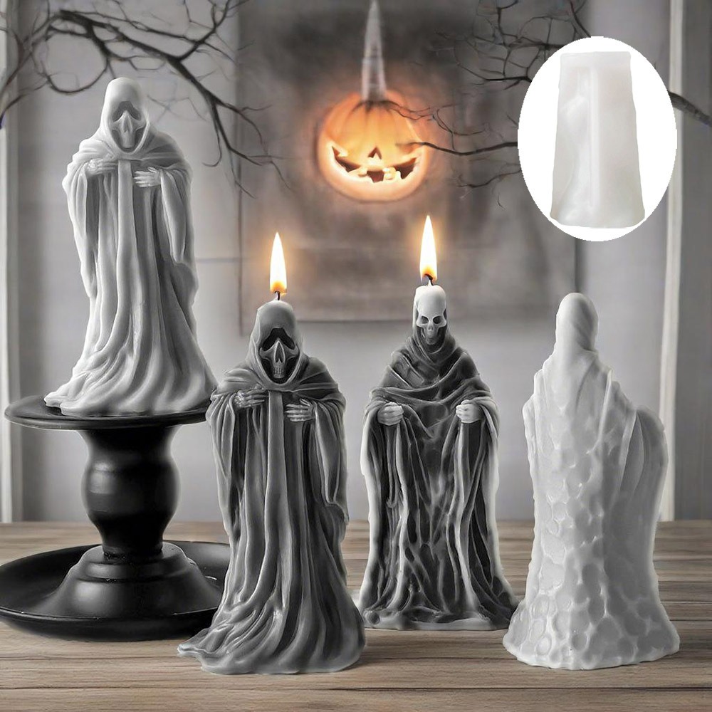 3D Skeleton Scent Candle Silic - Candle Making Essentials ulasan dan harga