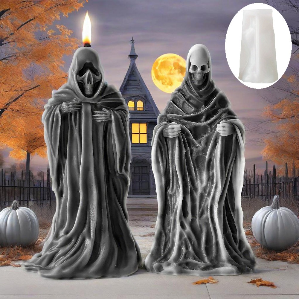 3D Skeleton Scent Candle Silic - Candle Making Essentials ulasan dan harga