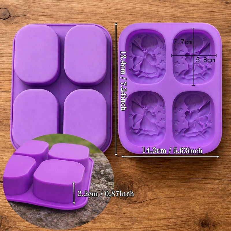 Angel Silicone Mold For Soap M - Candle Making Products ulasan dan harga